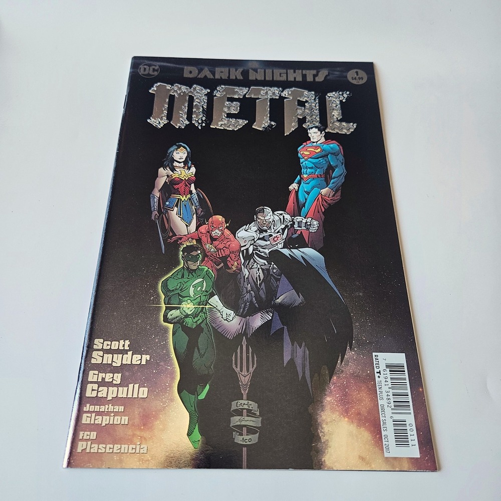 DC Comics Dark Nights Metal 1 Foil Scott Snyder Greg Capullo Justice League